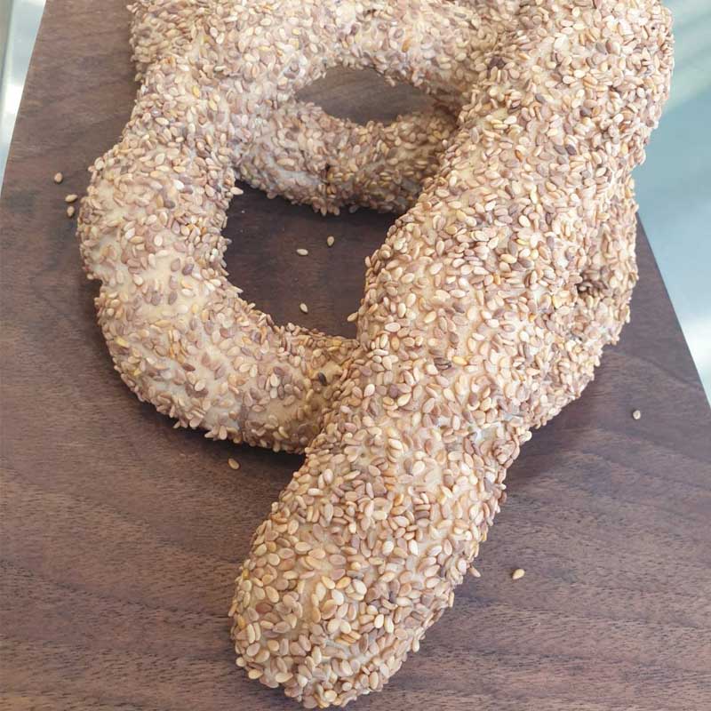 Κουλούρι τύπου Θεσ/νίκης χωρίς ζάχαρη χωρίς γλουτένη